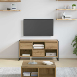 Gabinete para TV 100 x 36 x 49,5 cm carvalho artesanal