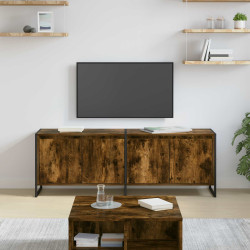 Gabinete para TV 140 x 36 x 49.5 cm carvalho fumê