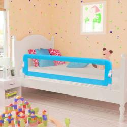 Barra de segurança para cama de criança 2 pcs 150x42 cm azul - Imagen 1