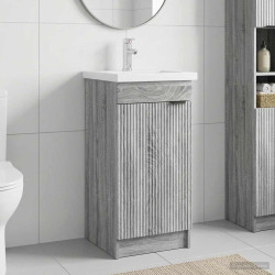 Gabinete de banheiro com pia sonoma cinzento 42 x 40 x 84,5 cm