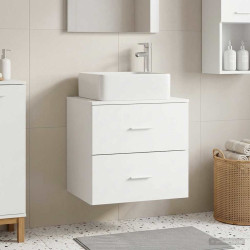 Vaidade com pia suspensa branco 49,5 x 41 x 63 cm