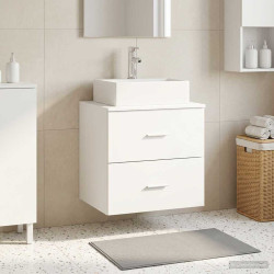 Vaidade com pia suspensa branco 49,5 x 41 x 62,5 cm