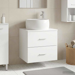 Vaidade com pia suspensa branco 49,5 x 44,5 x 66 cm