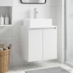 Vaidade com pia suspensa branco 49,5 x 41 x 62,5 cm