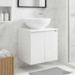 Vaidade com pia suspensa branco 49,5 x 44,5 x 65 cm