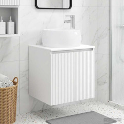 Vaidade com pia suspensa branco 49,5 x 44,5 x 66 cm