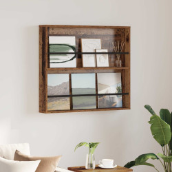 Estante de revistas madeira antiga 80 x 12 x 70 cm