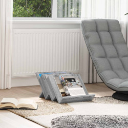 Estante de revistas cinza sonoma 53 x 40 x 28,5 cm