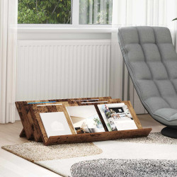 Estante de revistas madeira antiga 90 x 53 x 28,5 cm