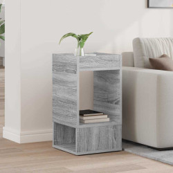 Mesa de apoio cinza sonoma 30 x 30 x 56 cm derivados de madeira