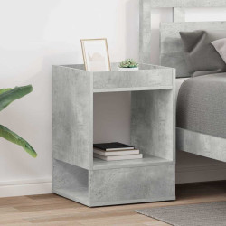 Mesa de apoio 2 unid. cinzento 40 x 40 x 56 cm