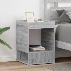 Mesa de apoio 2 unid. cinza sonoma 40 x 40 x 56 cm