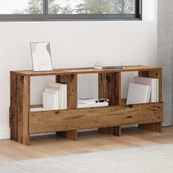 Estante de revistas madeira antiga 102 x 30 x 45 cm