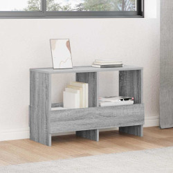 Estante de revistas cinza sonoma 68,5 x 30 x 45 cm