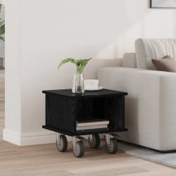 Suporte para TV 37 x 35 x 35 cm carvalho preto