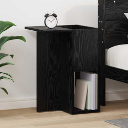 Mesa de apoio carvalho preto 35 x 40 x 55 cm