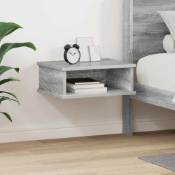 Mesa-de-cabeceira cinza sonoma 40 x 31 x 15 cm