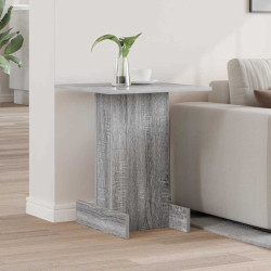 Mesa de apoio cinza sonoma 44,5 x 45 x 55 cm