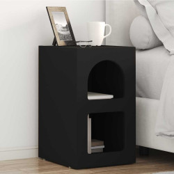 Mesa-de-cabeceira elst preto 29,5 x 33,5 x 50 cm