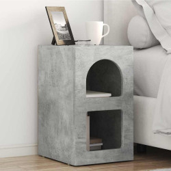 Mesa-de-cabeceira elst 2 unid. cinzento 29,5 x 33,5 x 50 cm