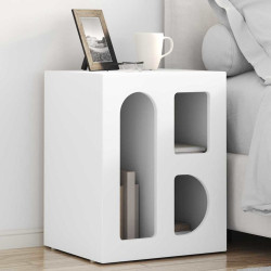 Mesa-de-cabeceira elst 2 unid. branco 40 x 35 x 50 cm