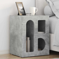 Mesa-de-cabeceira elst cinzento 40 x 35 x 50 cm