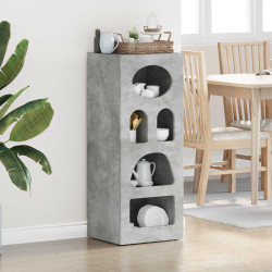 Buffet elst cinzento 40 x 35 x 100,5 cm derivados de madeira
