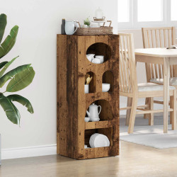 Buffet elst madeira antiga 40 x 35 x 100,5 cm