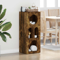 Buffet elst carvalho defumado 40 x 35 x 100,5 cm