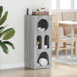 Buffet elst cinza sonoma 40 x 35 x 100,5 cm
