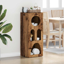 Buffet elst madeira antiga 40 x 35 x 100,5 cm