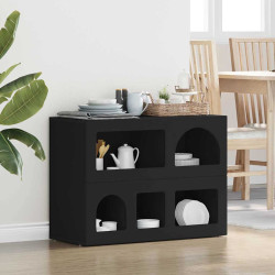 Buffet elst preto 80,5 x 35 x 59 cm derivados de madeira