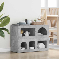 Buffet elst cinzento 80,5 x 35 x 59 cm derivados de madeira