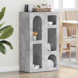 Buffet elst cinzento 59 x 35 x 100,5 cm derivados de madeira