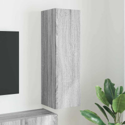 Armário de TV de parede 30 x 31 x 100 cm cinza sonoma