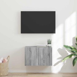 Armário de TV de parede 59,5 x 31 x 40 cm cinza sonoma