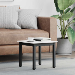 Mesa de centro branco 40 x 40 x 36 cm