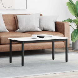 Mesa de centro branco 100 x 50 x 45 cm