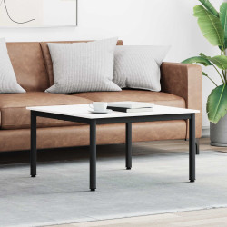 Mesa de centro branco 80 x 80 x 45 cm