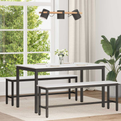 Mesa de jantar branco 140 x 80 x 75 cm