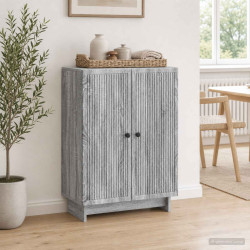 Buffet sonoma cinzento 66 x 34,5 x 90 cm derivados de madeira