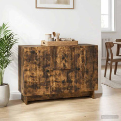 Buffet carvalho fumado 89 x 34,5 x 60 cm derivados de madeira