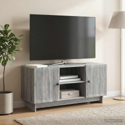 Gabinete para TV 102 x 34,5 x 50 cm sonoma cinzento