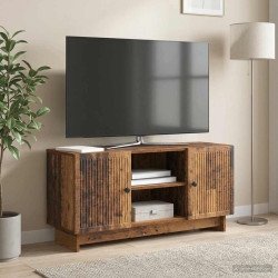 Gabinete para TV 102 x 34,5 x 50 cm madeira antiga