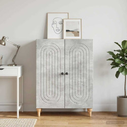 Buffet cinzento cimento 66 x 34,5 x 90 cm derivados de madeira