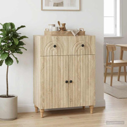 Buffet carvalho sonoma 66 x 34,5 x 90 cm derivados de madeira