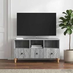 Gabinete para TV sonoma cinza 102 x 34,5 x 50 cm