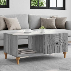 Mesa de centro sonoma cinzento 90 x 50 x 40 cm