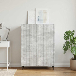Buffet cinzento cimento 66 x 34,5 x 92 cm derivados de madeira