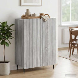Buffet sonoma cinzento 66 x 34,5 x 92 cm derivados de madeira